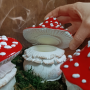 Мухомор свеча фигурная восковая